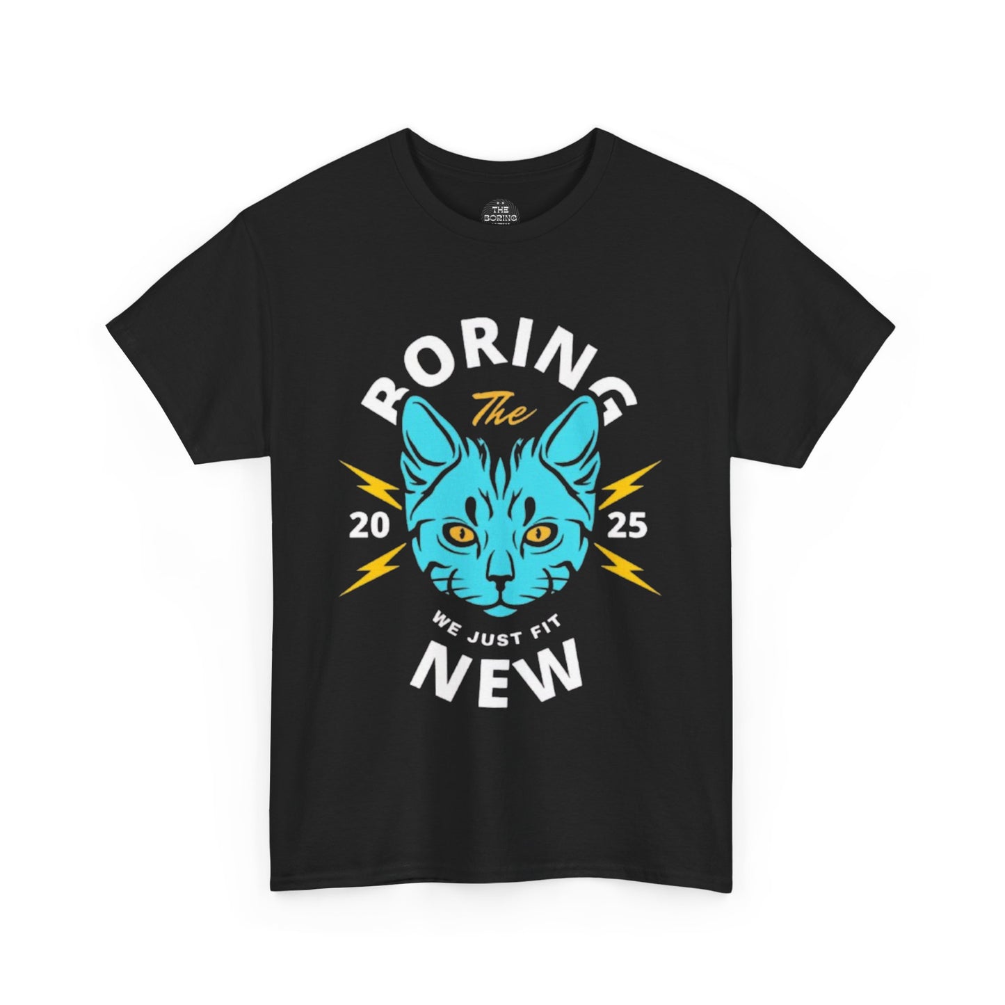Boring Cat Unisex Heavy Cotton Tee - Fun Graphic Tee for Cat Lovers