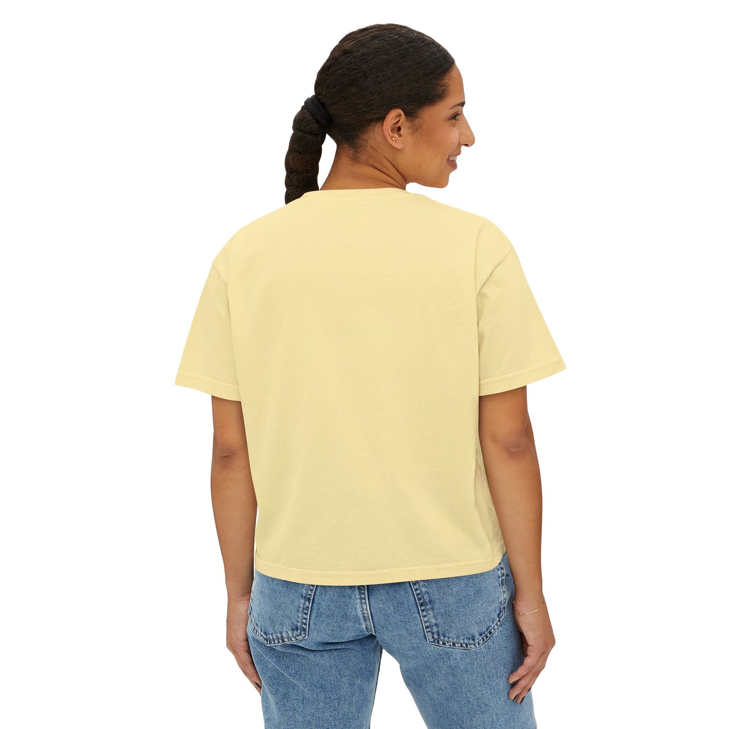 Motivational Women's Boxy Tee - 'Girl Got Goals'