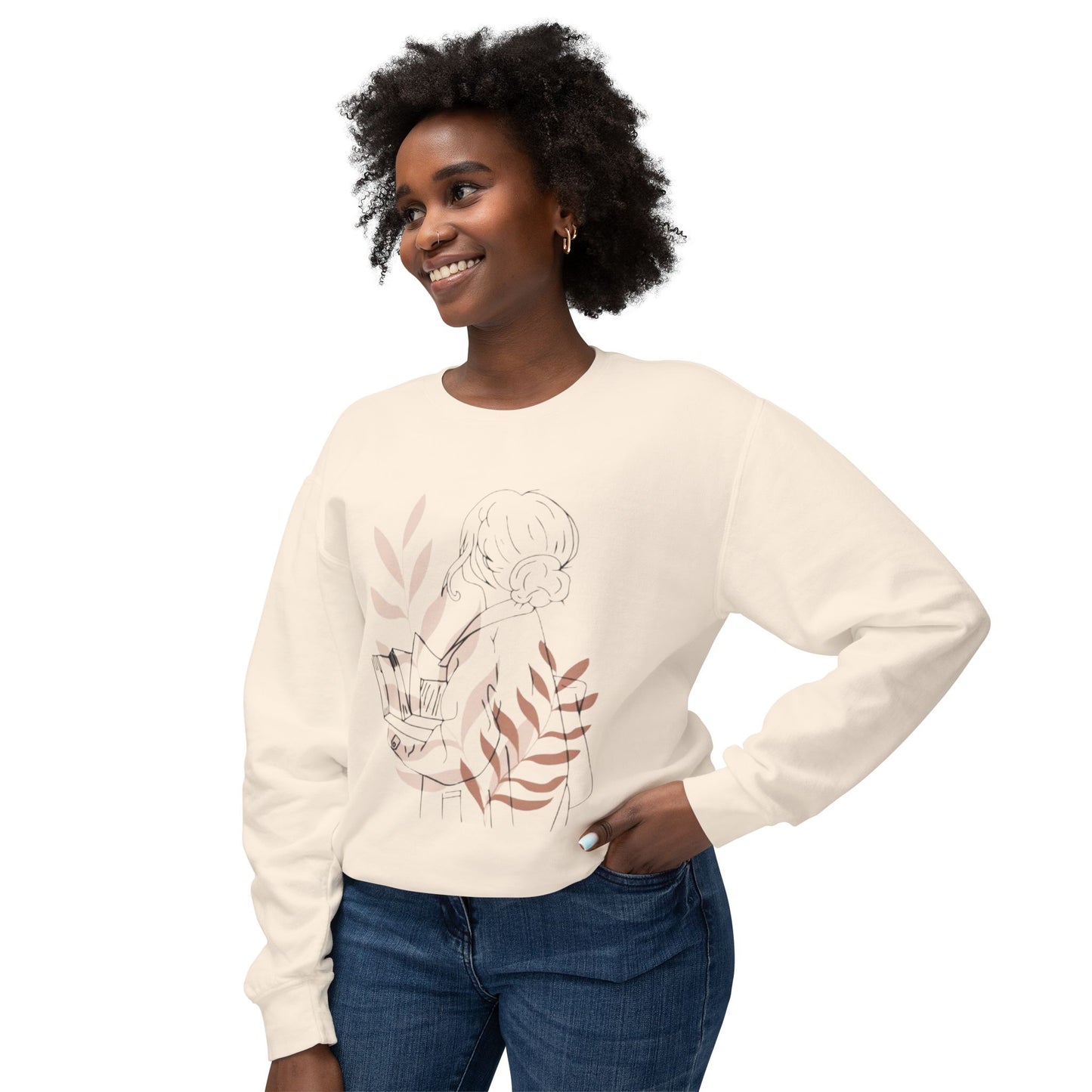 Minimalist Botanical  Crewneck Sweatshirt - The Boring New