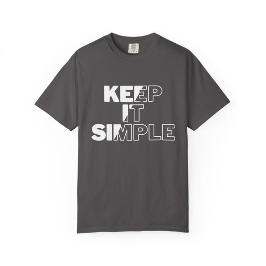 Keep It Simple Unisex Garment-Dyed T-Shirt The Boring New