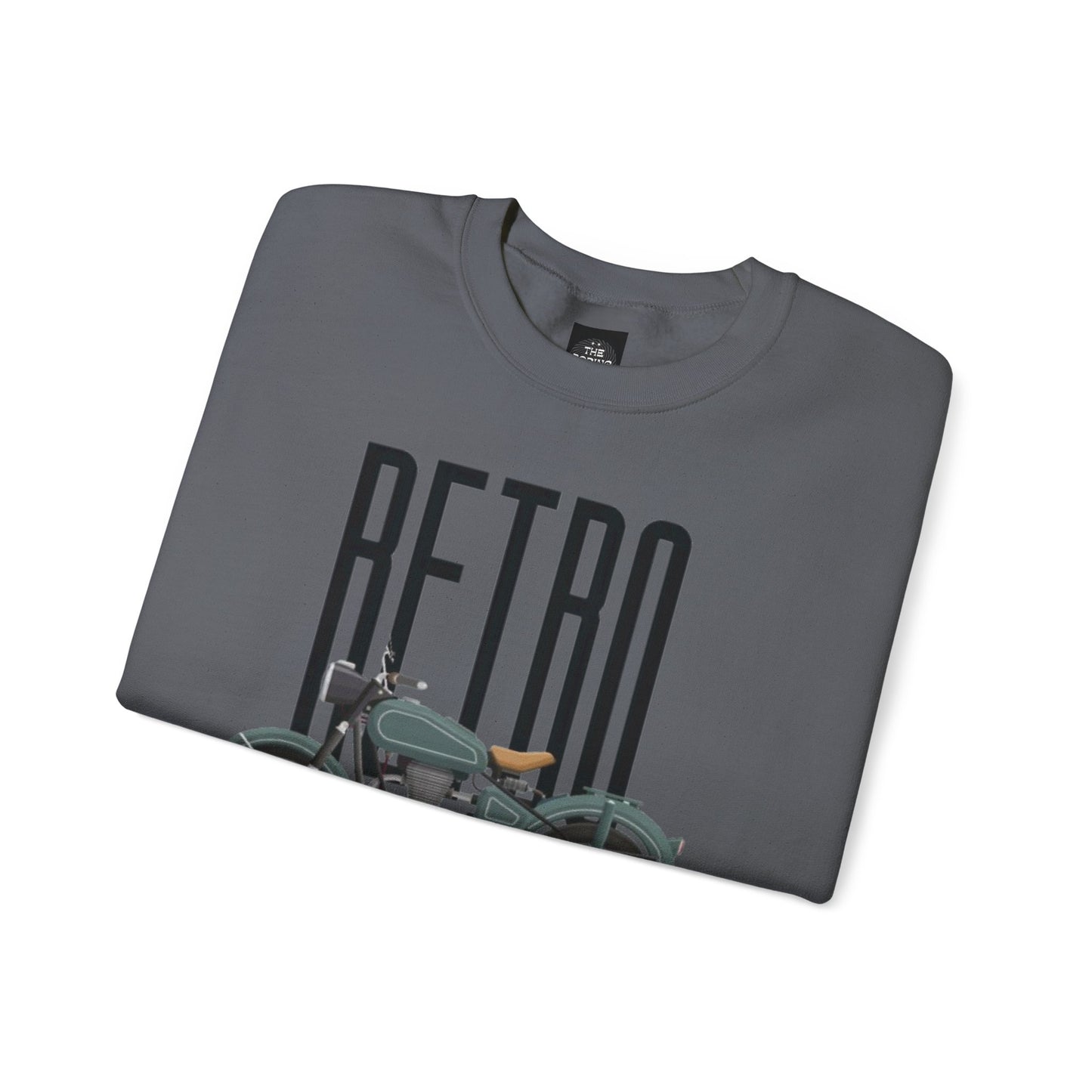 Retro Motorcycle Unisex Crewneck Sweatshirt - The Boring New