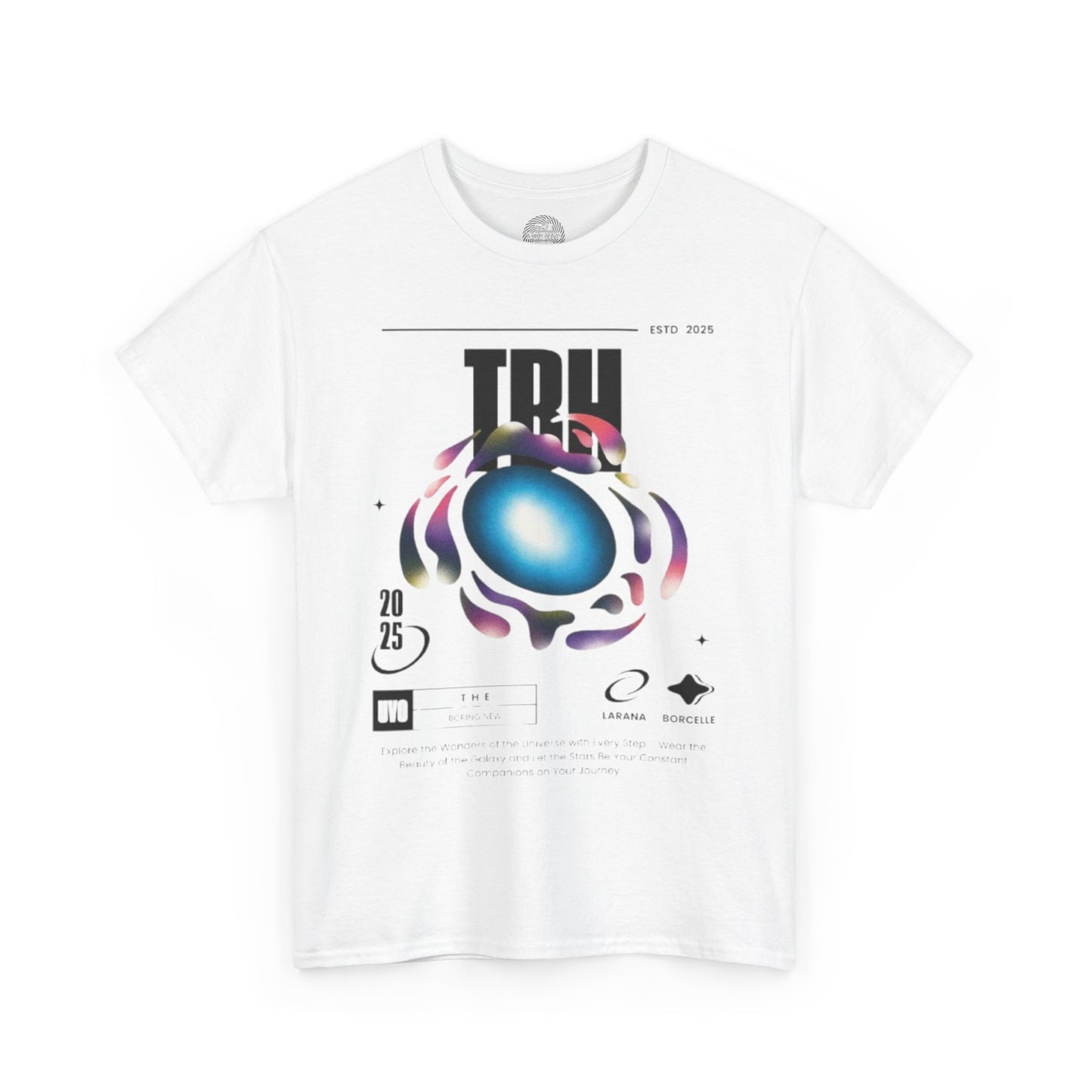 The Boring new unisex heavy cotton tee- galaxy design