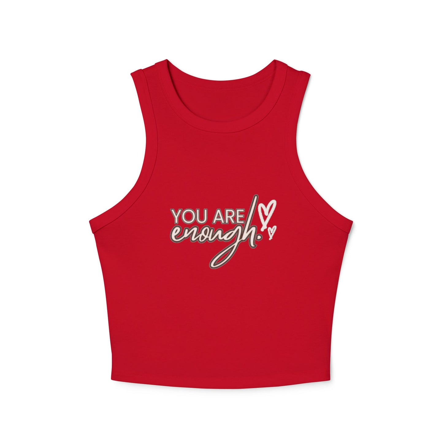 The Boring New Women's Micro Rib Racer Tank Top -