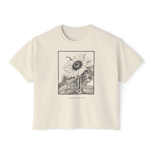 Vintage Inspired Sunflower T-Shirt - The Boring New