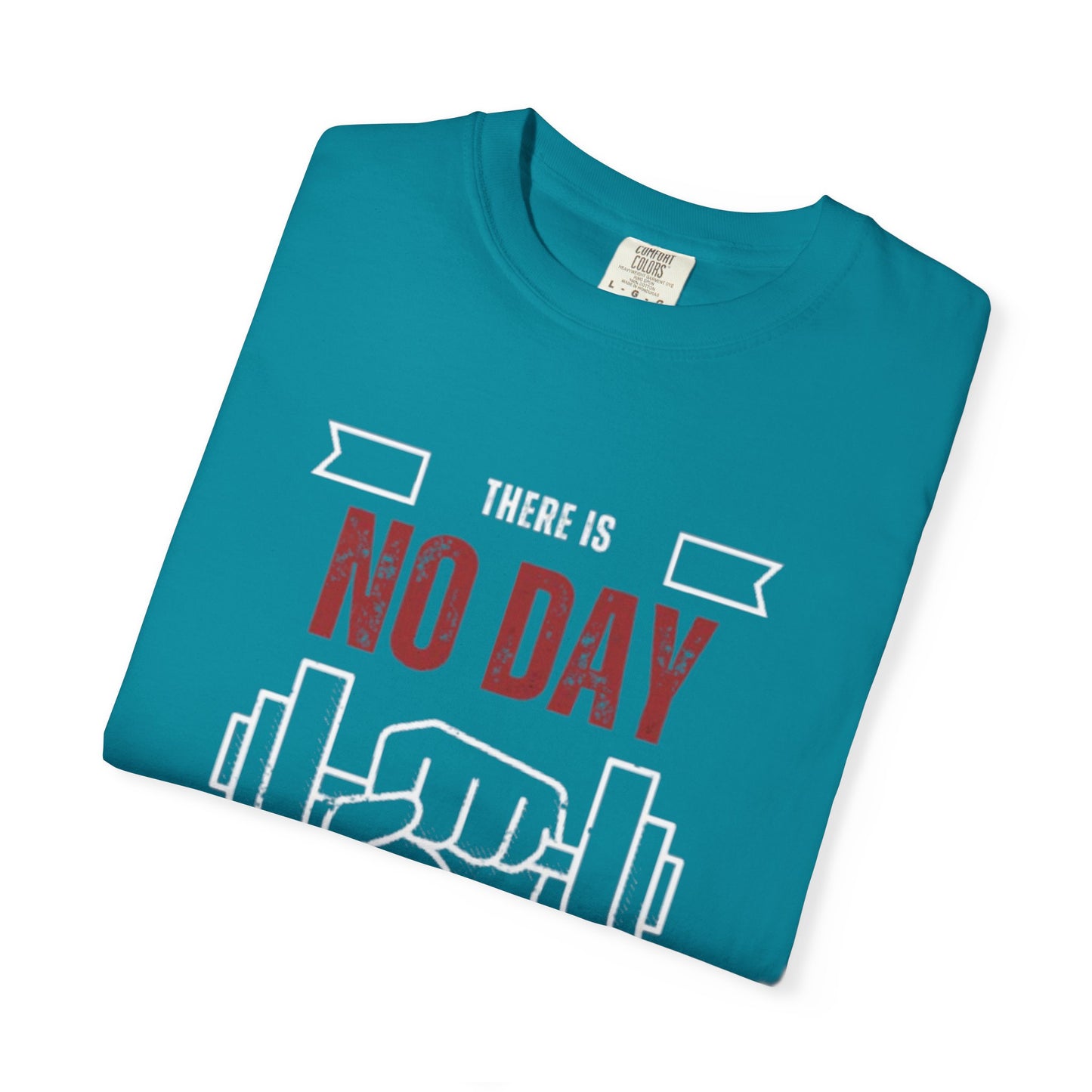 Gym Motivation T-Shirt - 'No Day Without Gym' - The Boring New
