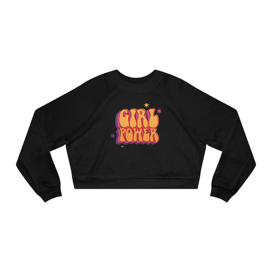 Girl Power Women's Cropped Fleece Pullover - The Boring New